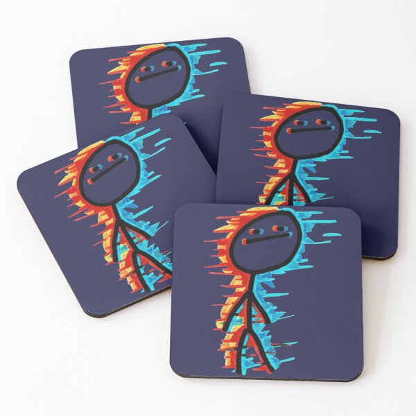 Item preview, Fire and Ice Stickman (boiz 1) designed and sold by ArtBoiz.