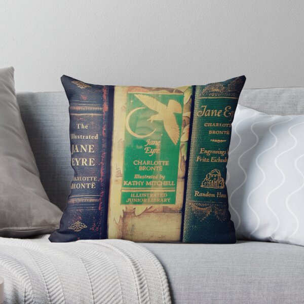 16x16 Multicolor Jane Eyre Book Club Jane Eyre Charlotte Bronte Cover Title Page Throw Pillow 16x16 Multicolor Jane Eyre Book Club Jane Eyre Charlotte Bronte Cover Title Page Throw Pillow