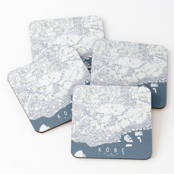 Item preview, Kobe City Map of Japan - Coastal designed and sold by deMAP.