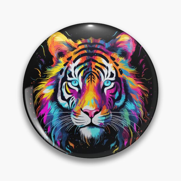 Item preview, Colorful Tiger Creature designed and sold by neatdesignsbycm.