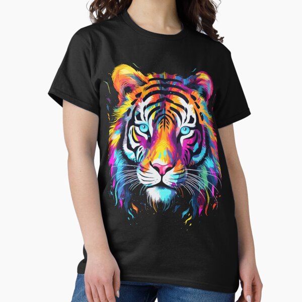 Item preview, Colorful Tiger Creature designed and sold by neatdesignsbycm.
