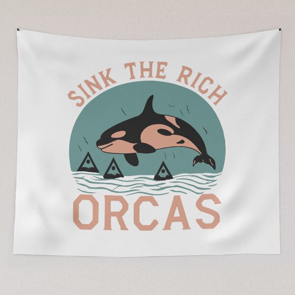 Item preview, Sink the rich orcas designed and sold by DashBliss.