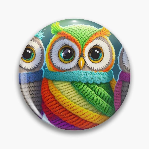 Item preview, Colourful night owls standing next to each other  designed and sold by fotofeast.