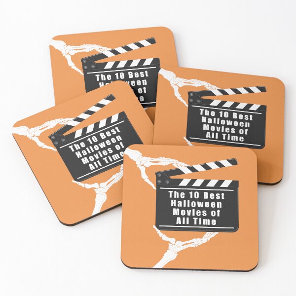 Item preview, The 10 Best Halloween Movies of All Time (Scary Clapboard) designed and sold by JoelmaQ.
