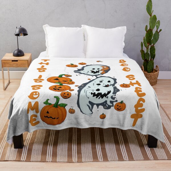 Item preview, This Is Some Boo Sheet Retro Halloween Costume Men Women designed and sold by Mayalogo.