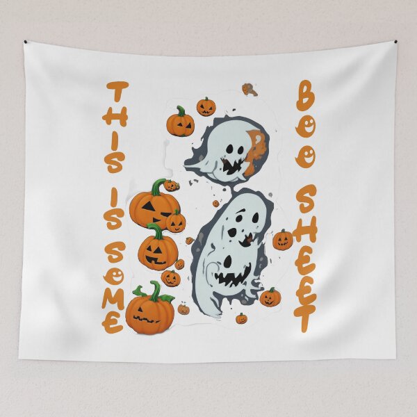 Item preview, This Is Some Boo Sheet Retro Halloween Costume Men Women designed and sold by Mayalogo.