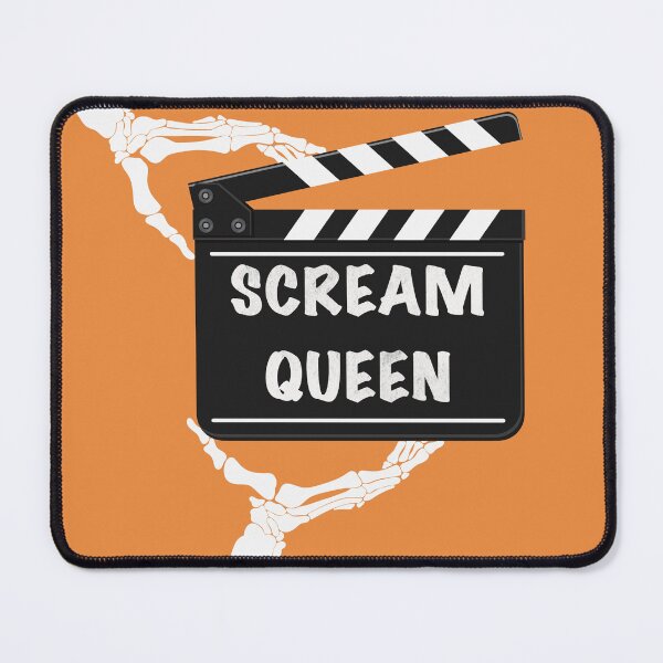Item preview, Clapboard - Scream Queen on Orange Background designed and sold by JoelmaQ.