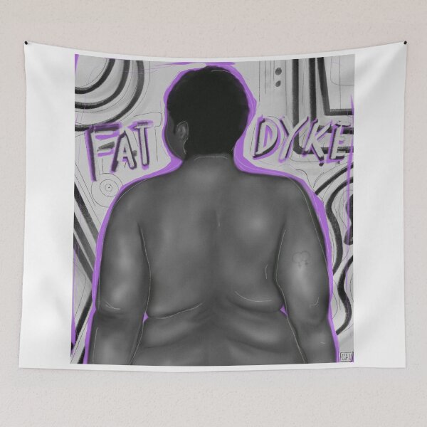 Item preview, fat dyke designed and sold by artsyish.