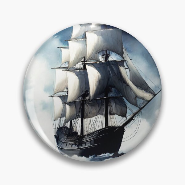 Item preview, Pirate ship in a thunderstorm  designed and sold by fotofeast.