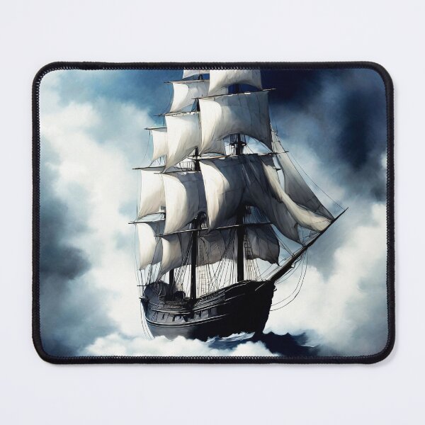 Item preview, Pirate ship in a thunderstorm  designed and sold by fotofeast.