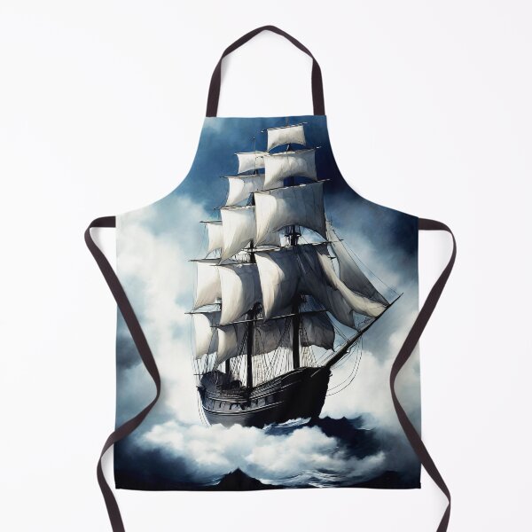 Item preview, Pirate ship in a thunderstorm  designed and sold by fotofeast.