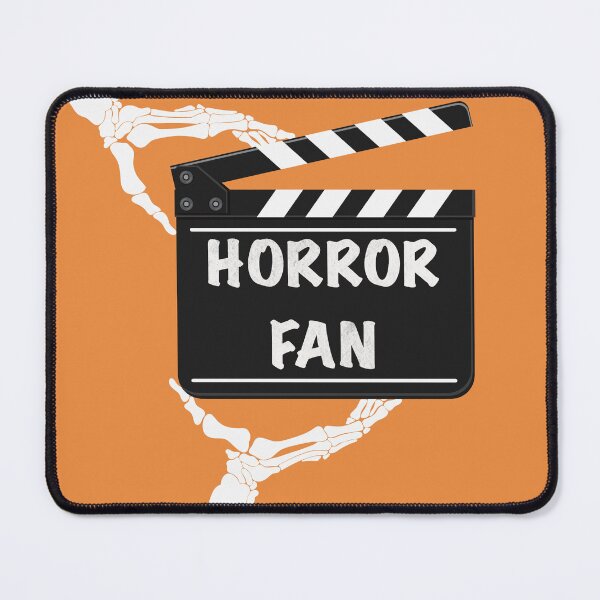Item preview, Clapperboard - Horror Fan on Orange Background designed and sold by JoelmaQ.
