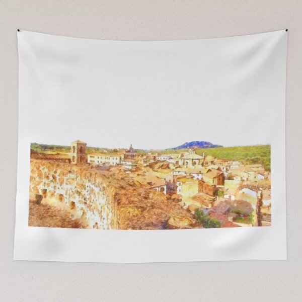 Item preview, Cityscape with wood and mountain designed and sold by Giuseppe Cocco.