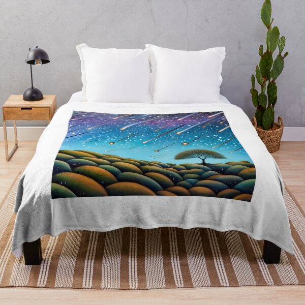 Item preview, Art of meteor shower designed and sold by SabyDigitalArt.