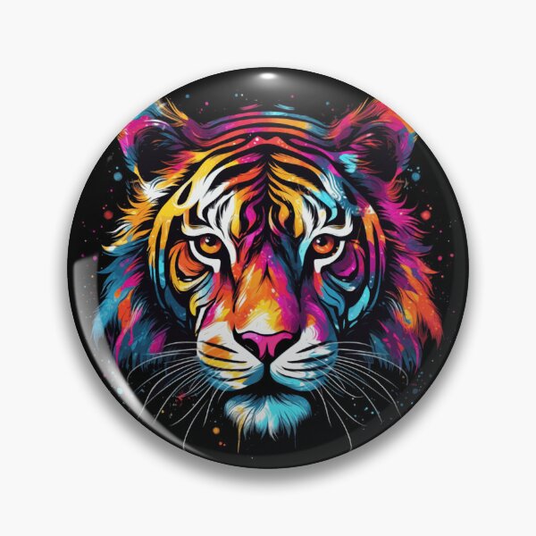 Item preview, Colorful Tiger Creature designed and sold by neatdesignsbycm.