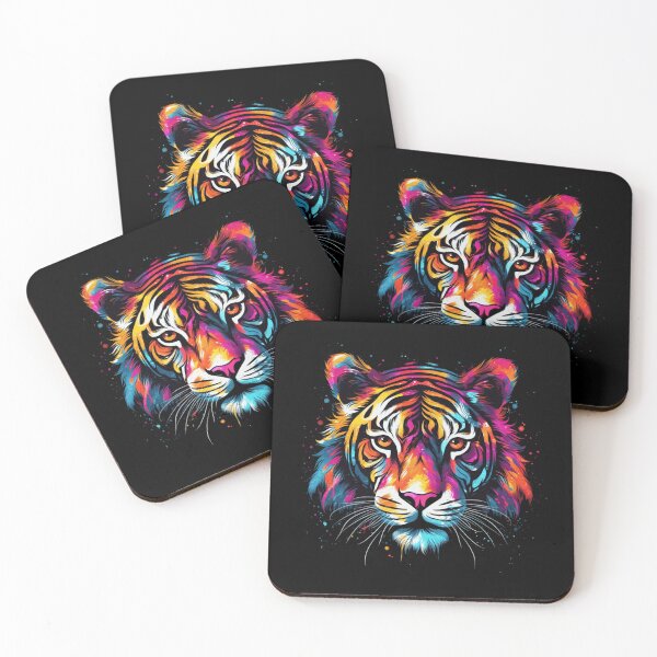 Item preview, Colorful Tiger Creature designed and sold by neatdesignsbycm.