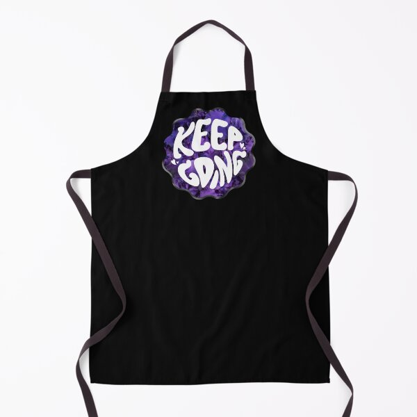 Item preview, Keep Going - Groovy, Encouraging, Purple, Floral Background designed and sold by AliceSLee.