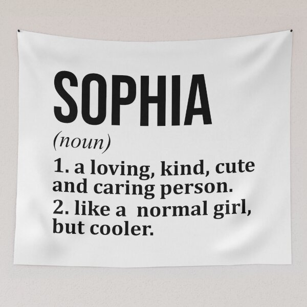 Item preview, Sophia Name Definition designed and sold by XCIV.
