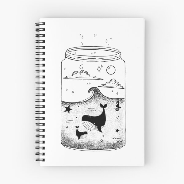 Item preview, Whales in a Jar designed and sold by haniayk.