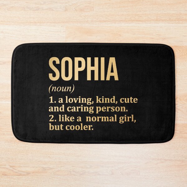 Item preview, Sophia Name Definition in Gold designed and sold by XCIV.