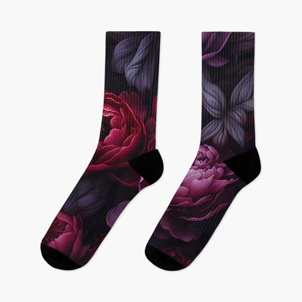 Item preview, Moody dark Peony flowers designed and sold by haroulita.