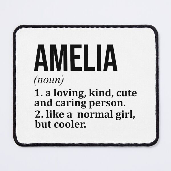 Item preview, Amelia Name Definition designed and sold by XCIV.