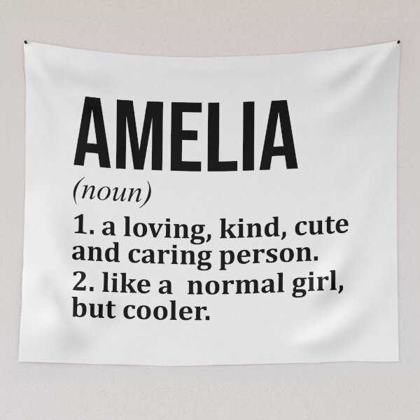 Item preview, Amelia Name Definition designed and sold by XCIV.