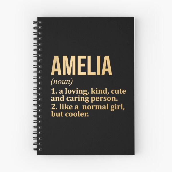 Item preview, Amelia Name Definition in Gold designed and sold by XCIV.