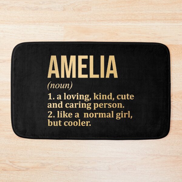 Item preview, Amelia Name Definition in Gold designed and sold by XCIV.