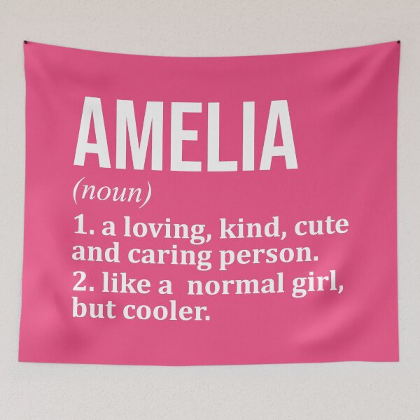 Item preview, Amelia Name Definition for Women designed and sold by XCIV.