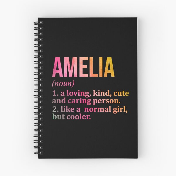 Item preview, Amelia Name Definition in Watercolor designed and sold by XCIV.