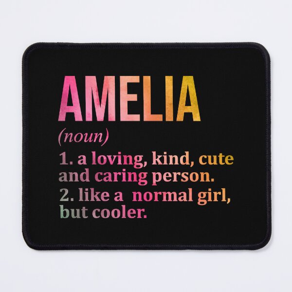 Item preview, Amelia Name Definition in Watercolor designed and sold by XCIV.