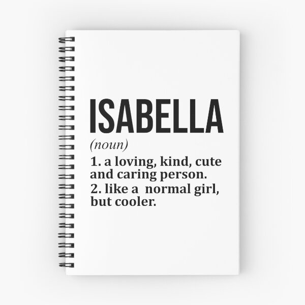 Item preview, Isabella Name Definition designed and sold by XCIV.