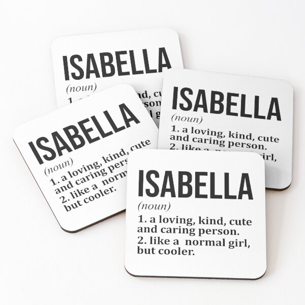 Item preview, Isabella Name Definition designed and sold by XCIV.