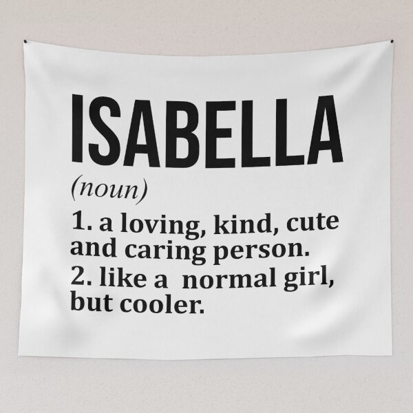 Item preview, Isabella Name Definition designed and sold by XCIV.