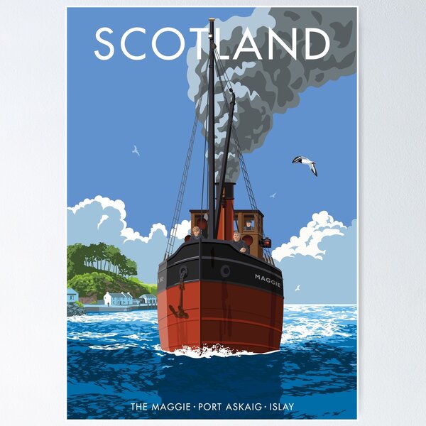 Item preview, The Maggie of the coast of Islay designed and sold by smillership.