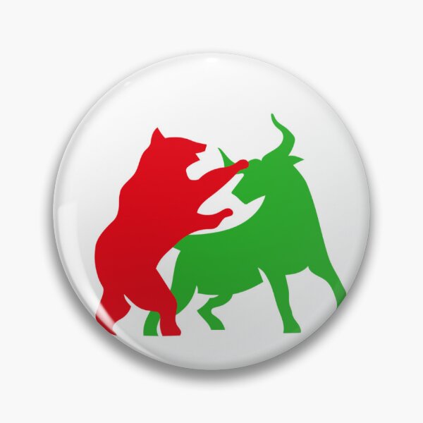 Item preview, Bull and bear Fight For Stock market users  designed and sold by pariart.