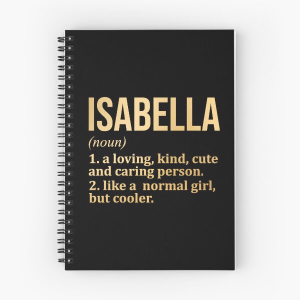 Item preview, Isabella Name Definition in Gold designed and sold by XCIV.