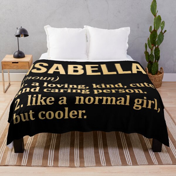 Item preview, Isabella Name Definition in Gold designed and sold by XCIV.