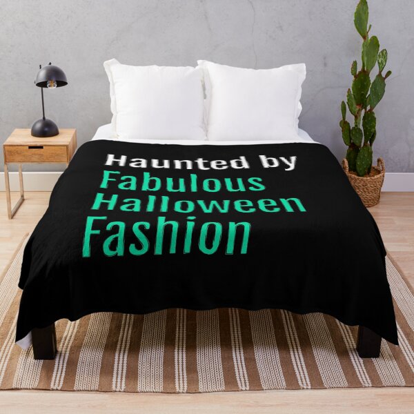 Item preview, Haunted by Fabulous Halloween Fashion (Black Edition) designed and sold by QuotopiaThreads.