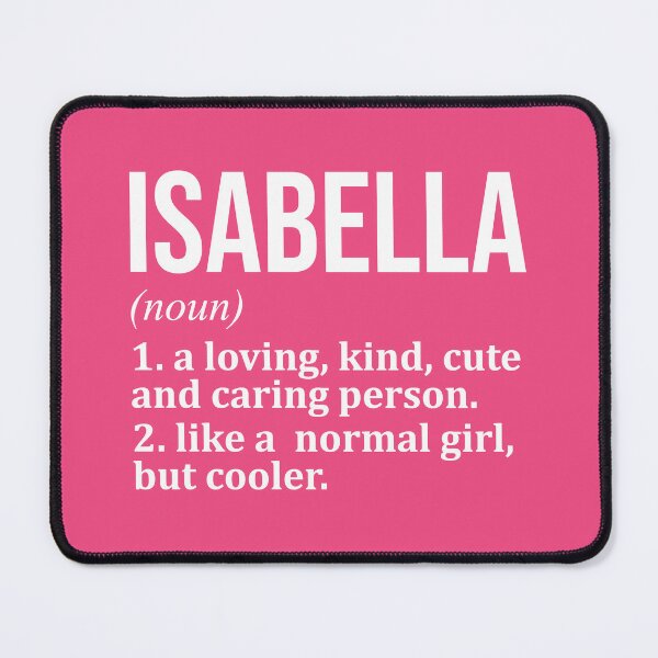 Item preview, Isabella Name Definition for Women designed and sold by XCIV.