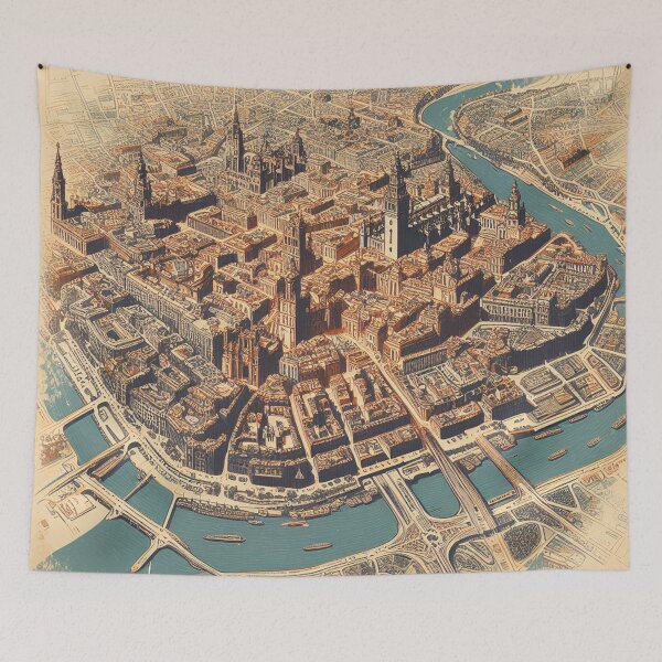 Item preview, Vintage Seville Map designed and sold by HaydenMillepied.