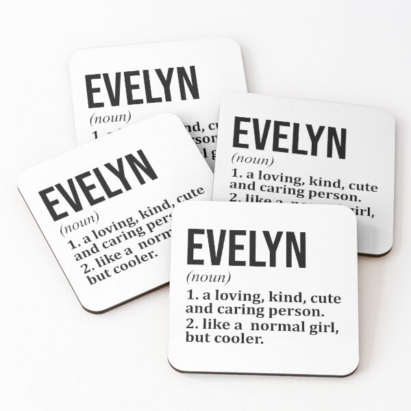 Item preview, Evelyn Name Definition designed and sold by XCIV.