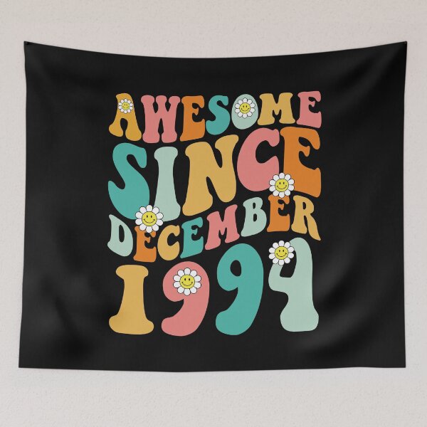 Item preview, Awesome Since December 1994 | Made In 1994 | Retro Groovy Birthday designed and sold by Christina-grich.