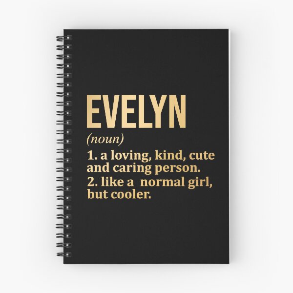 Item preview, Evelyn Name Definition in Gold designed and sold by XCIV.