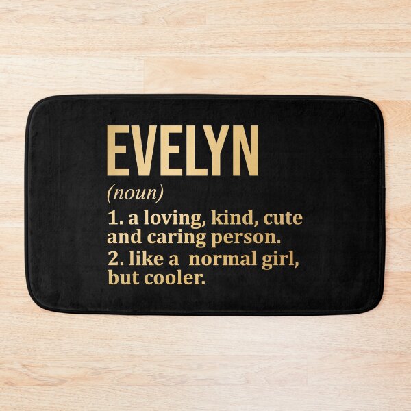 Item preview, Evelyn Name Definition in Gold designed and sold by XCIV.
