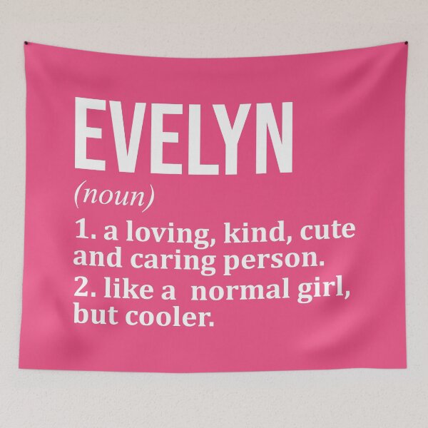 Item preview, Evelyn Name Definition for Women designed and sold by XCIV.