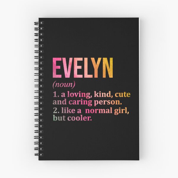 Item preview, Evelyn Name Definition in Watercolor designed and sold by XCIV.