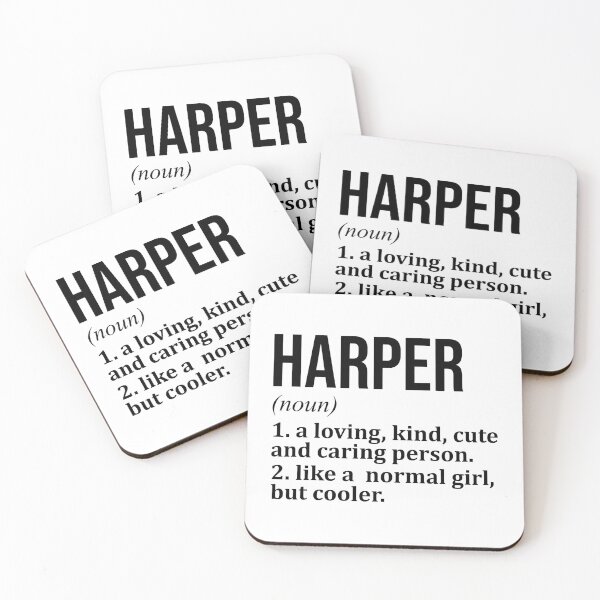 Item preview, Harper Name Definition designed and sold by XCIV.