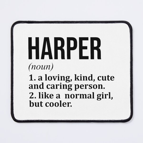 Item preview, Harper Name Definition designed and sold by XCIV.